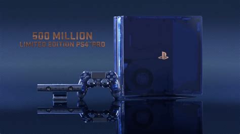 Playstation 4 Pro The 500 Million Limited Edition Is The Most