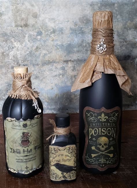 Halloween Potions By Bluskyyrecreations On Etsy