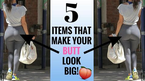 5 items that make your butt look big youtube