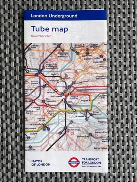 NOVEMBER LONDON Underground Tube Map NEW Elizabeth Line ST CLASS PicClick CA
