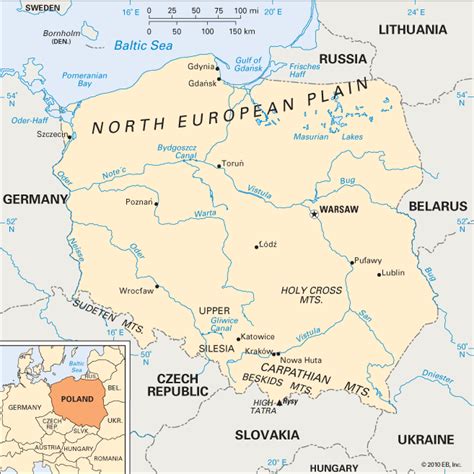 Northern European Plain Map