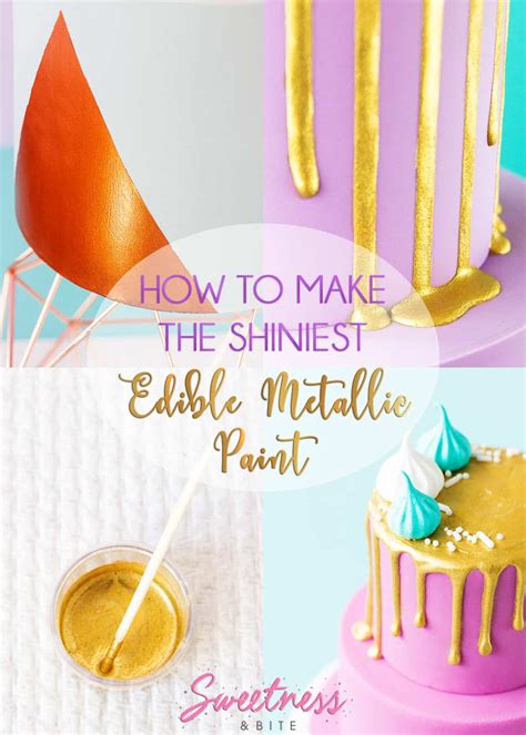 Create an account or log into facebook. How to Make the Shiniest Edible Metallic Paint - Sweetness ...