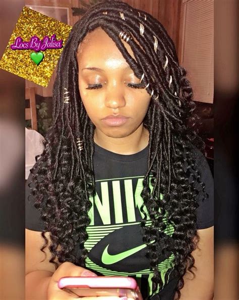 Goddess locs are like traditional faux locs, but with a twist. #GoddessLocs #Fauxlocs | Braid styles, Goddess locs, Faux locs
