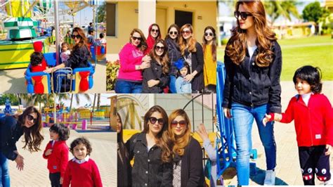 Ayeza Khan Day Out With Her Daughter Hoorain And Her Classmates Youtube