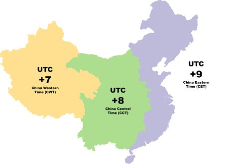 China Time Zone Map Imaginarymaps