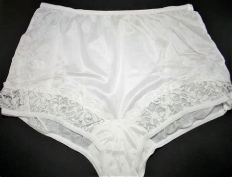 Vintage Panties Retro Carole Shiny 100 Nylon Pillow Tab Full Panty Brief 7 34 99 Picclick