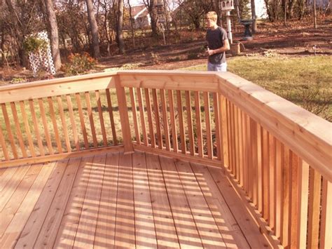 Made of quality western red cedar and black aluminum balusters, your new stylish railing will be the talk of the neighborhood. Cedar Deck Railing Black Aluminum : Rickyhil Outdoor Ideas - Cedar Deck Railing Designs