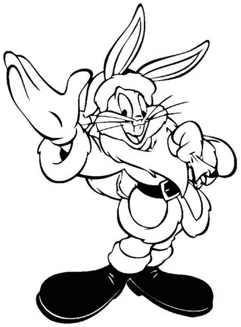 The 10 best disney christmas coloring pages for kids: Santa Bugs Bunny Looney Tunes Coloring Pages Christmas ...