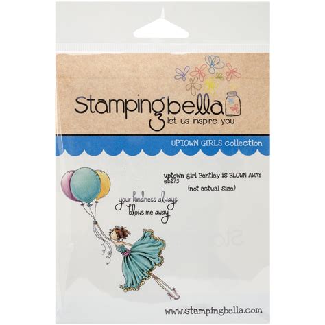 Shop Stamping Bella Cling Rubber Stamp 375x5 Uptown Girl Bentley