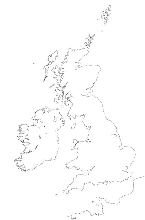 Blank Map British Isles Outline White Bg By Imdeadpanda On Deviantart