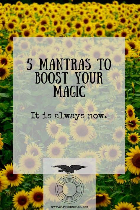 5 Mantras To Boost Your Magic Mantras Magic Book Of Shadows