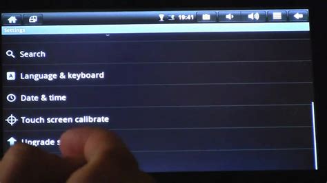 Sylvania 7 Android Tablet Using The System Settings Part 1 Youtube