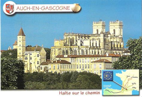 3 jolies cartes représentant AUCH (Gers) dans le Sud-Ouest de la France... - VILLECOMTAL SUR ...