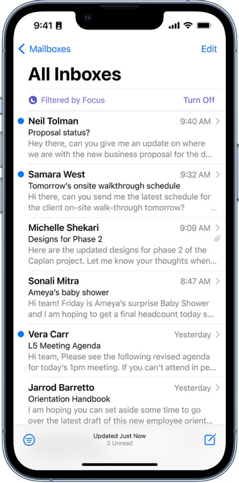 Filter Emails In Mail On Iphone Apple Support