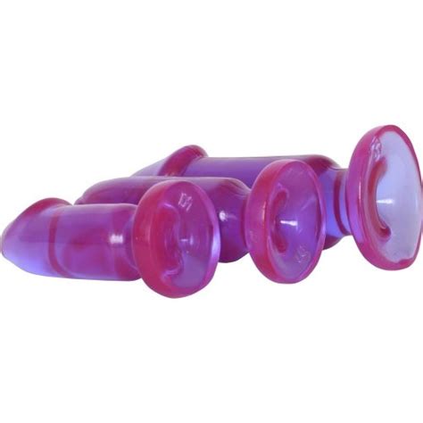 Crystal Jellies Anal Starter Kit Purple Sex Toys And Adult Novelties