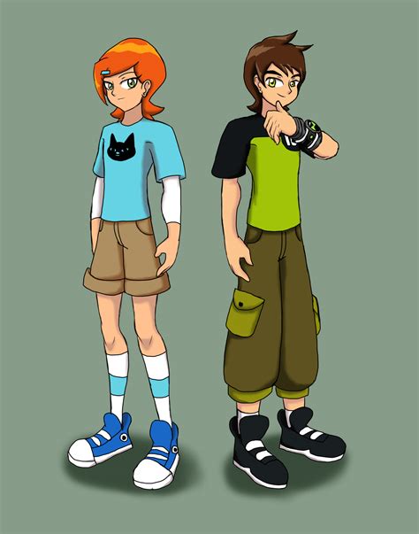 Ben And Gwen Original In Reboot Clothing By Moderneddy01 On Deviantart