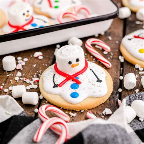 Melted Snowman Cookies Tornadough Alli