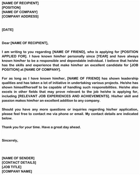 Personal Recommendation Letter Sample Best Of Personal Re Mendation