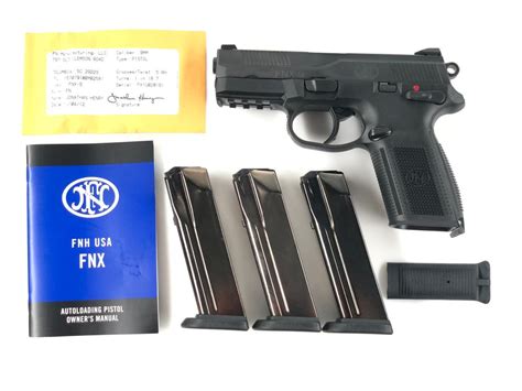 Sold Price Fn Fnx 9 9mm Semi Auto Pistol Invalid Date Mst