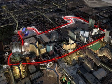 Las Vegas F1 Track Map All About The Circuit On The Vegas Strip That