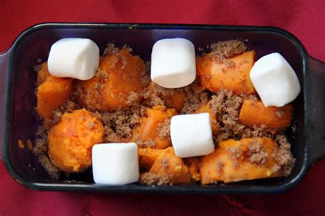 Holiday Recipe Traditional Sweet Potato With Marshmallows
