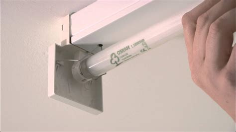 How To Replace A Fluorescent Tube Light Youtube
