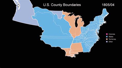 An Animated Timeline Showing The Border Changes Of The 48 Contiguous