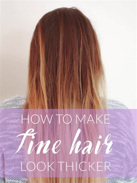 Waves and curls naturally add dimension and fullness to hair, making it look thick. How to Make Fine Hair Look Thicker | Michelle Phan ...
