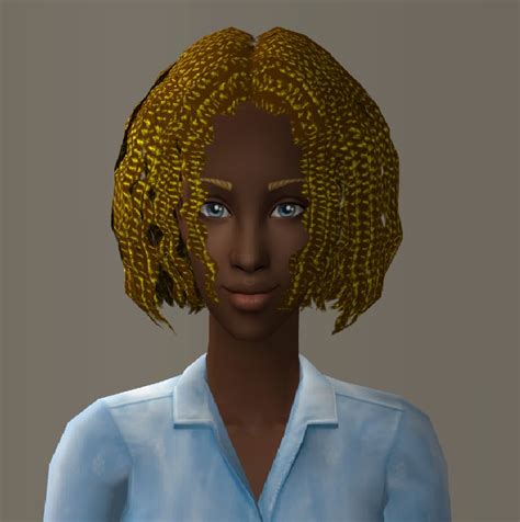 Mod The Sims Lighter Recolors Of Jayurbans Short Braids