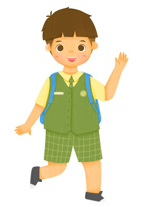 Happy Kid Kindergarten Uniform 24724217 Png