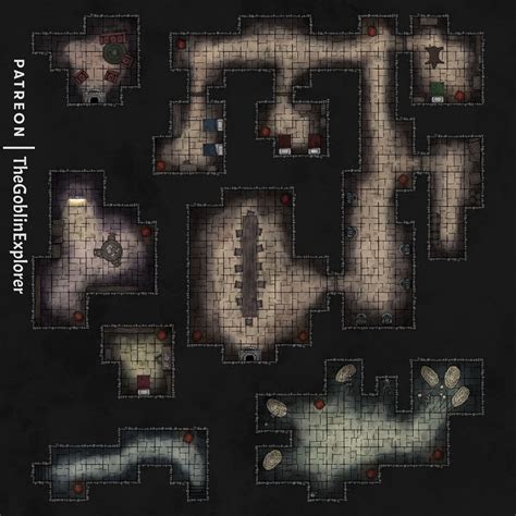 OC Battlemap Endless Dungeon Wizards Manor Level 12 30x30