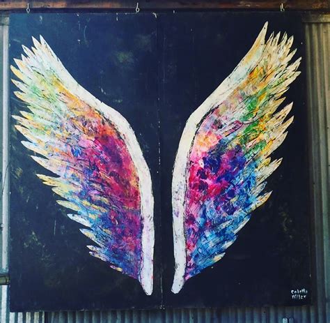 Pin By Candy Chang On Graffiti Wings Art Angel Wings Art Angel
