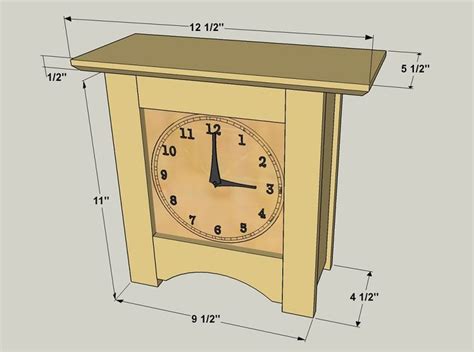 Mantel Clock With Free Printable Dial Clock