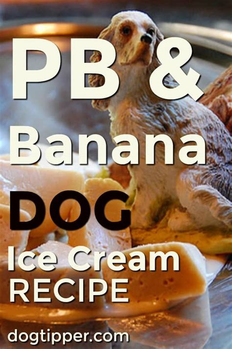 Peanut Butter And Banana Dog Ice Cream Recipe And More Varieties Your Dog