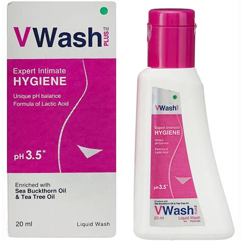 VWash Plus Expert Intimate Hygiene Wash 20 Ml Price Uses Side