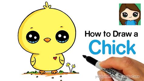 How To Draw A Baby Chick Cute And Easy Youtube