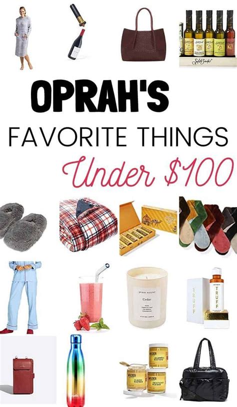 Maybe you would like to learn more about one of these? The Best of Oprah's Favorite Things under $100 2019 ...