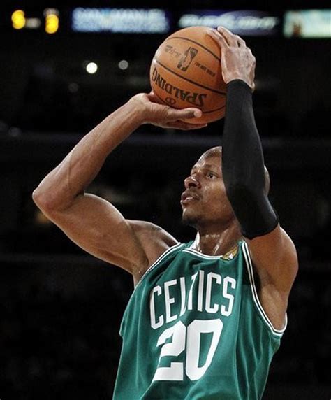 With The 3 Point Record Almost In Hand Boston Celtics Guard Ray Allen