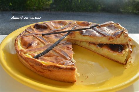 Tarte Briochée au flan vanillé