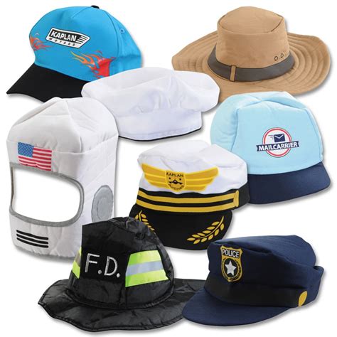 Community Helper Hat Collection Set Of 8
