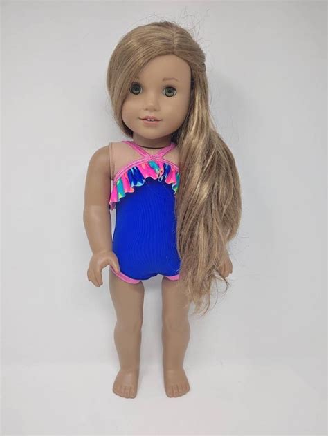 doll swimsuit for 18 inch doll fits like american girl doll etsy doll clothes doll clothes