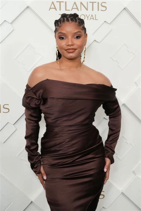 Halle Bailey At Grand Reveal Weekend For Atlantis The Royal In Dubai 01