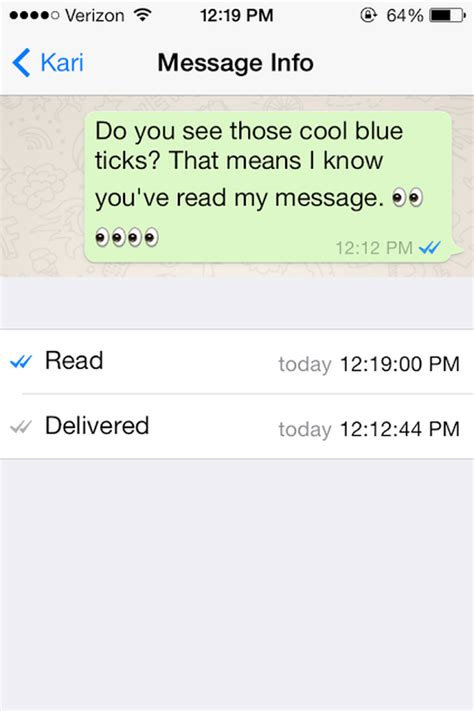 Whatsapp Adds New Feature To Let You Know When People Read Messages