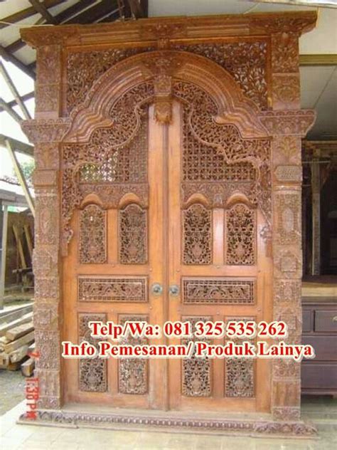 Mebel gebyok jati jepara kelir wayang jawa pintu gebyok ukiran gebyok soko 18 * 18 cm ukuran t l = 3 x 4 m 2 muka soko 18 * 15 cm ukuran t l 3 x 4 m 2. desain gebyok jati ukir masa kini, referensi pintu gebyok ...