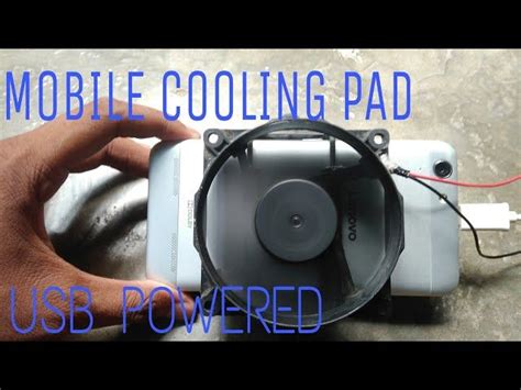 Diy Smartphone Cooler Tutorial How To Make Mobile Cooling Pad Usb