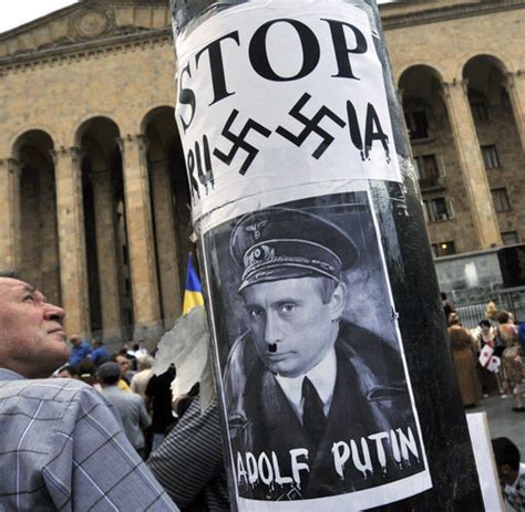 Propagandakrieg Georgiens Wut Ber Adolf Putin Ist Grenzenlos Welt