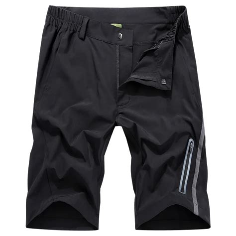 zynneva elastic breathable shorts hiking shorts men cargo knee length outdoor training quick dry