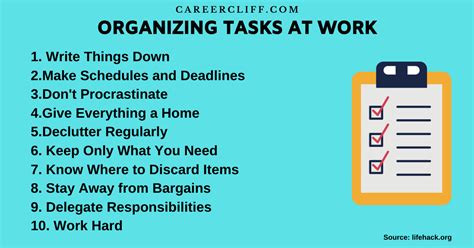 15 Practical Hacks For Organizing Tasks At Work Careercliff