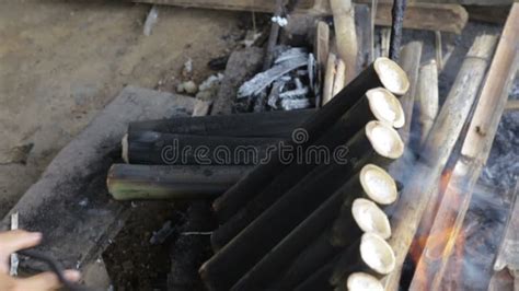 Cooking Sugarcane On Charcoal Stock Footage Video Of Farmer Earth