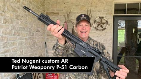 Ted Nugent Gives Signed Guitar And Custom Rifle To Bootn And Shootn